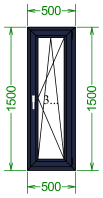 Чертёж 1500×500
