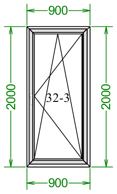 Чертёж 2000×900