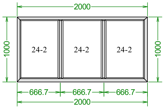 Чертёж 1000×2000
