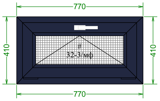 Чертёж 410×770