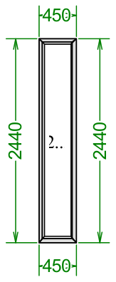 Чертёж 2440×450