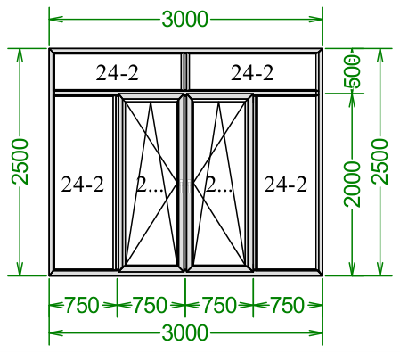 Чертёж 2500×3000