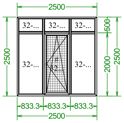 Чертёж 2500×2500