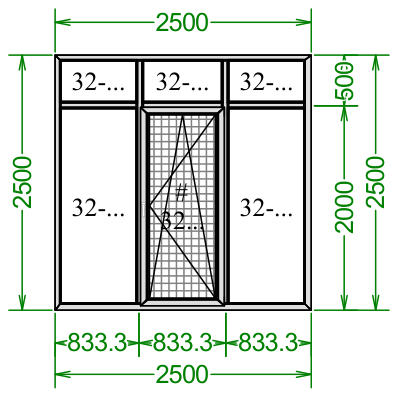 Чертёж 2500×2500