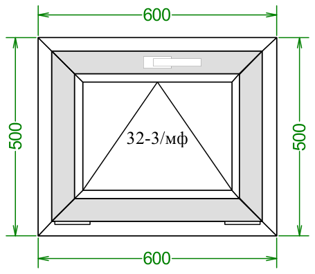 Чертёж 500×600