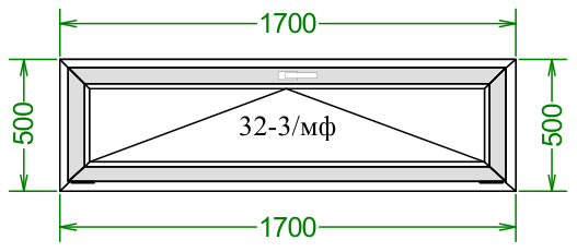 Чертёж 500×1700