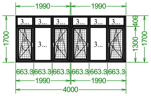 Чертёж 1700×4000