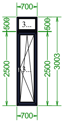 Чертёж 3003×700