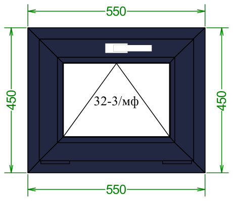 Чертёж 450×550