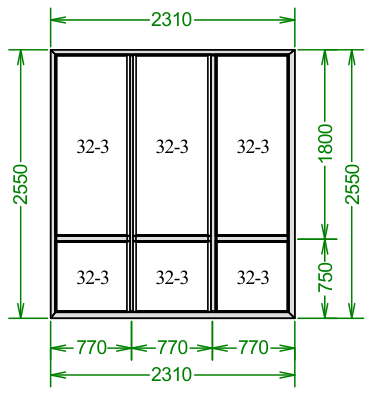 Чертёж 2550×2310