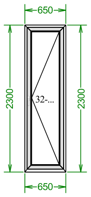 Чертёж 2300×650