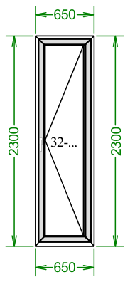 Чертёж 2300×650
