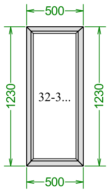 Чертёж 1230×500