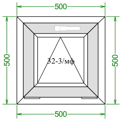 Чертёж 500×500
