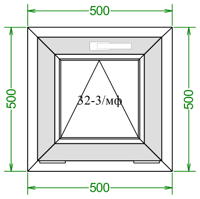 Чертёж 500×500