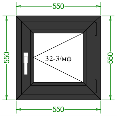 Чертёж 550×550