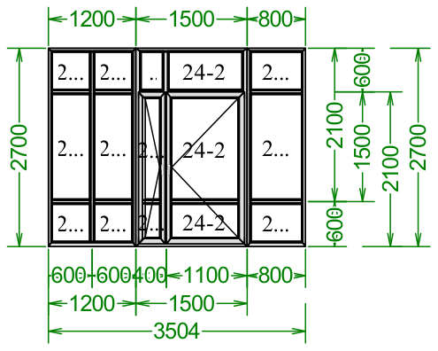 Чертёж 2700×4001100