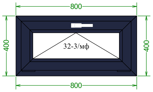 Чертёж 400×800