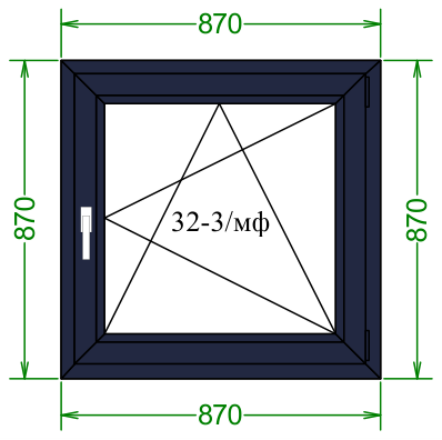Чертёж 870×870